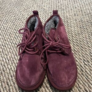 Men’s Uggs Burgundy Ankle Boots